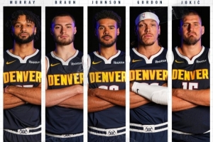 掘金VS快船首发：穆雷、布劳恩、C-约翰逊、戈登、约基奇