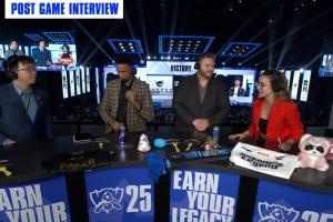 Tabe赛后前往英文流接受采访：全英文回答，突然爆出普通话“冲劲怎么说”