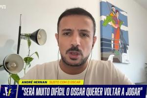 ESPN：上海海港已获悉奥斯卡心脏问题，并告知愿为其提供治疗帮助