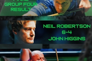 尼尔·罗伯逊6-4希金斯晋级斯诺克冠中冠四强，半决赛将战塞尔比