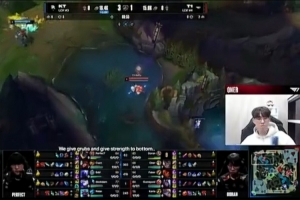 Oner：玄準哥第一局看来是很紧张吧，大一直都不中啊玄準哥