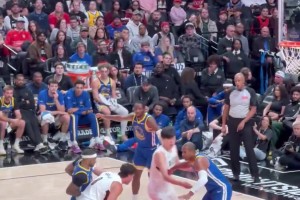 配合天衣无缝杨瀚森手递手+连续掩护！护送阿夫迪亚轻松取分