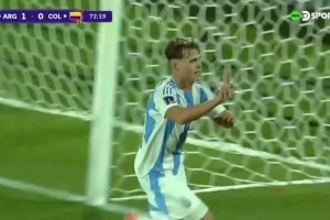 19岁天才！西尔维蒂连续3场淘汰赛破门！阿根廷取得领先！