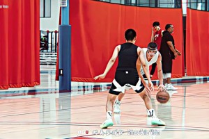 赵维伦单挑NBA超六普理查德，技术还是很细腻的