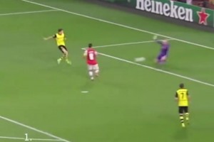 热刺成背景板？多特欧冠对阵英超球队的五佳球！