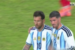 梅西传射！梅西禁区内抽射破门！劳塔罗直塞送助攻！